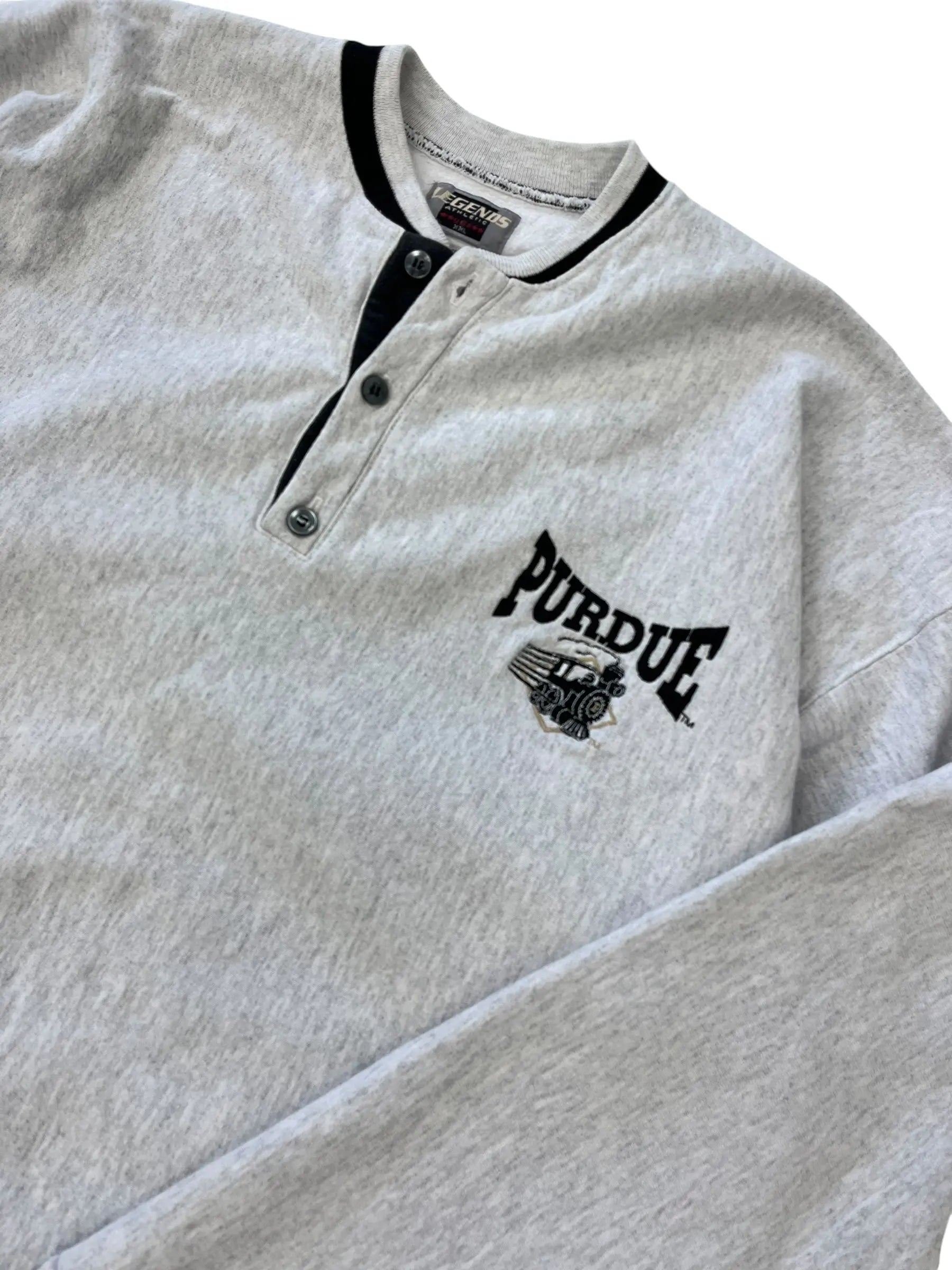Vintage 90s Purdue Embroidered Crewneck Sweatshirt - XXL Hammered Threads