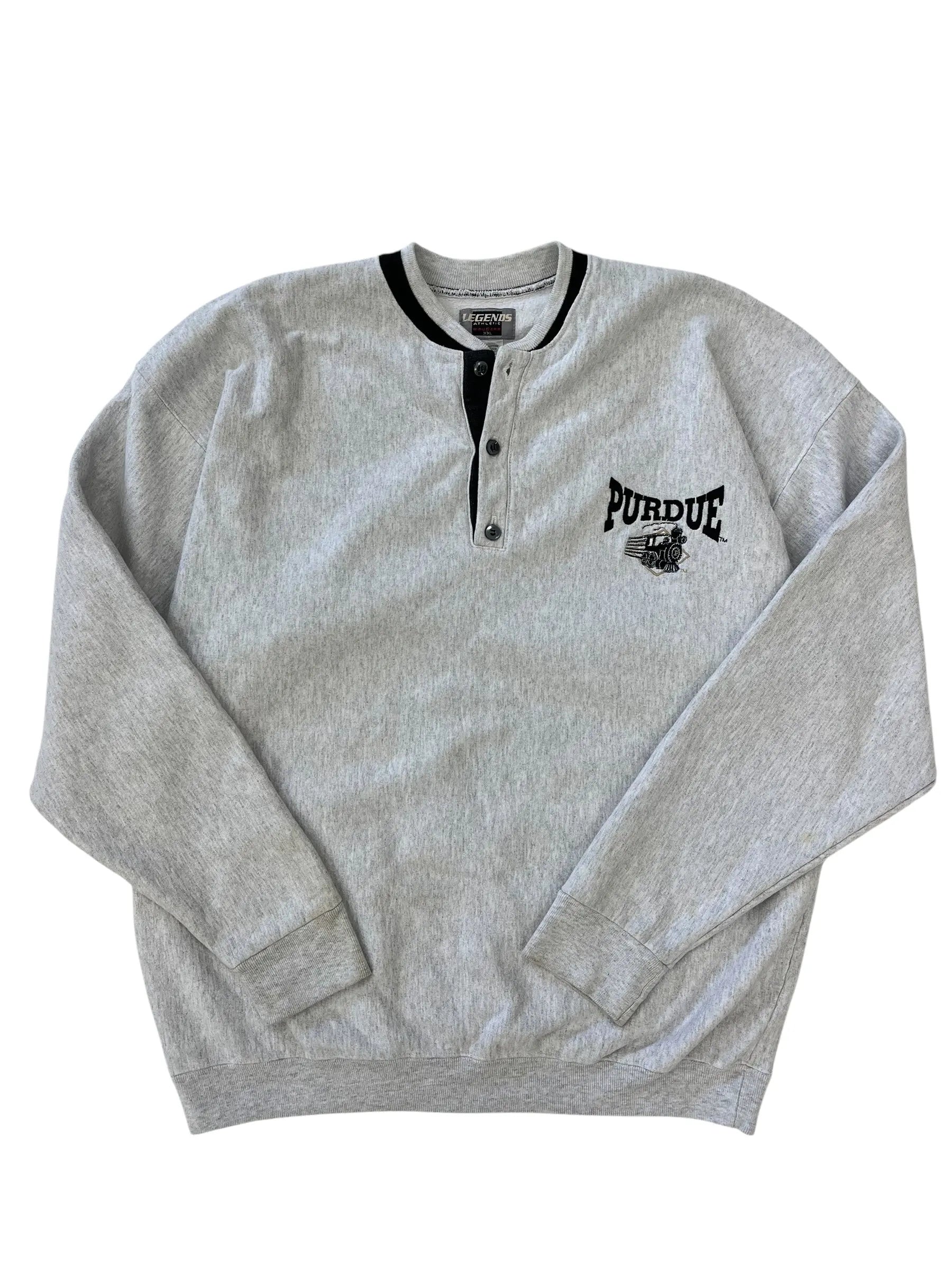 Vintage 90s Purdue Embroidered Crewneck Sweatshirt - XXL Hammered Threads