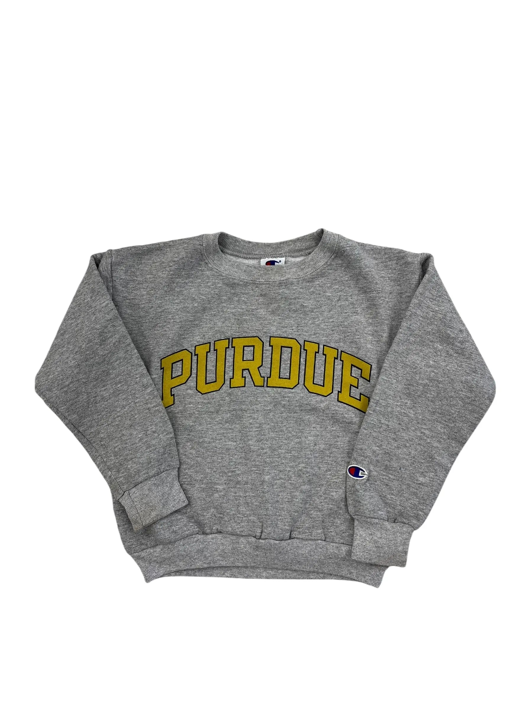 Y2K 2000s Purdue Graphic Crewneck Sweatshirt - S(8) Hammered Threads