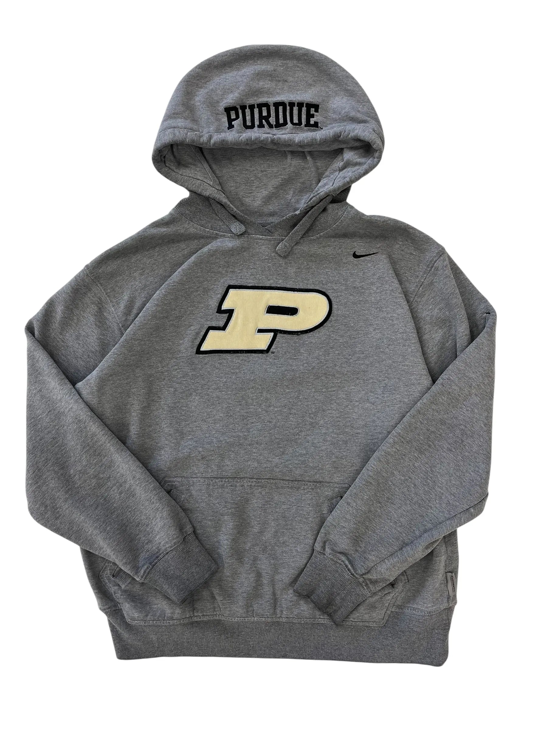 Y2K 2000s Purdue Nike Hooded Sweatshirt - XL Hammered Threads