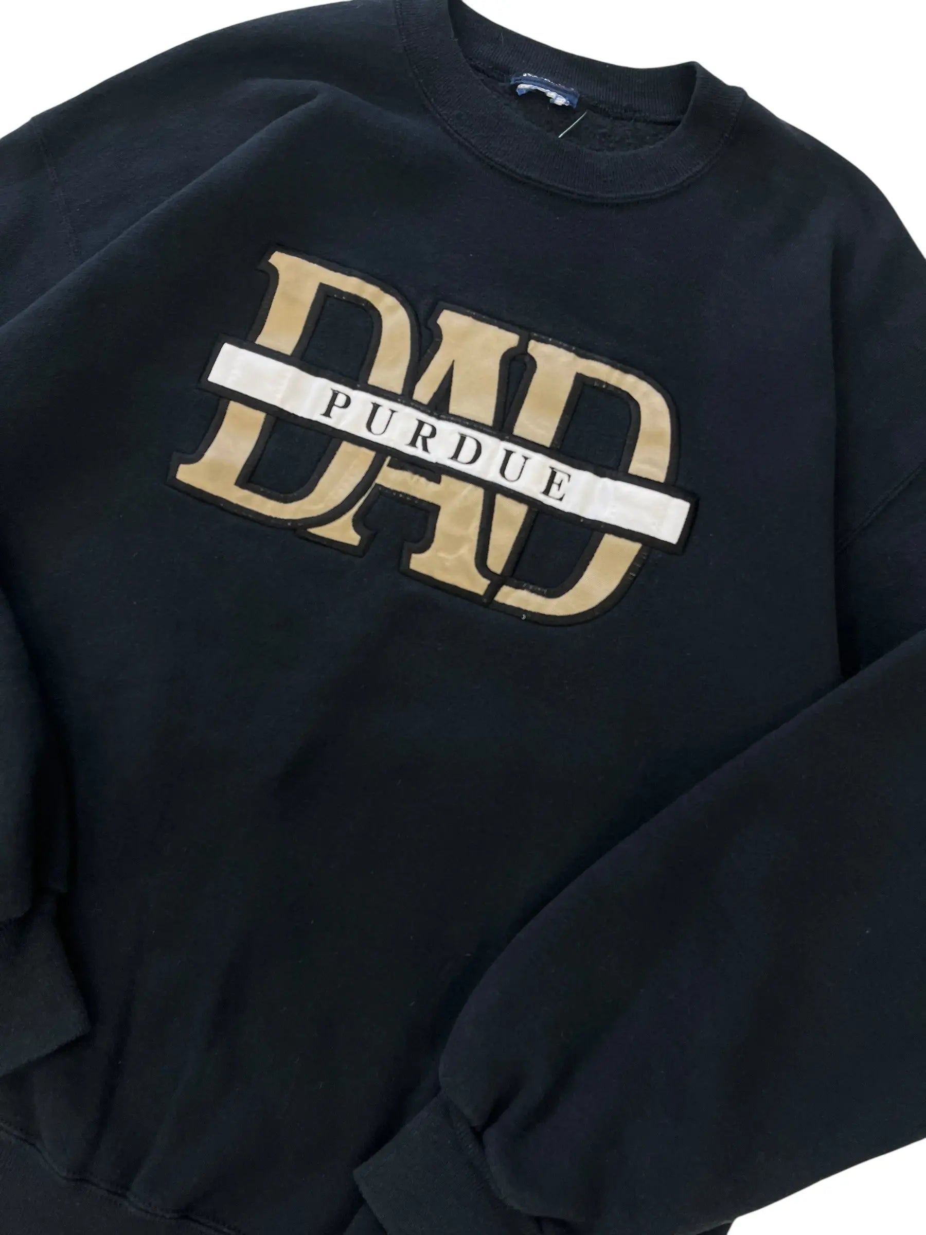 Vintage 90s Purdue Dad Embroidered Crewneck Sweatshirt - XL Hammered Threads