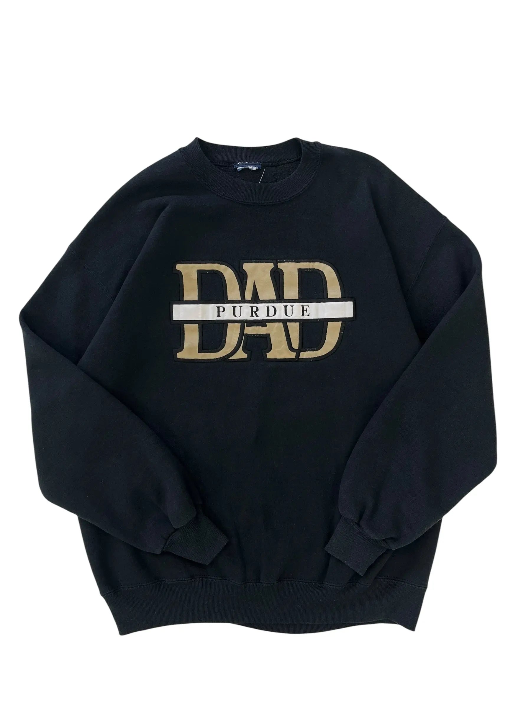 Vintage 90s Purdue Dad Embroidered Crewneck Sweatshirt - XL Hammered Threads