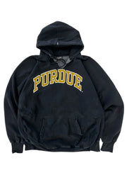 Vintage 90s Purdue Embroidered Hooded Sweatshirt - XL Hammered Threads