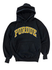 Vintage 90s Purdue Embroidered Hooded Sweatshirt - M Hammered Threads
