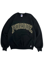 Vintage 90s Purdue Embroidered Crewneck Sweatshirt - L Hammered Threads