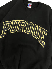 Vintage 90s Purdue Embroidered Crewneck Sweatshirt - L Hammered Threads