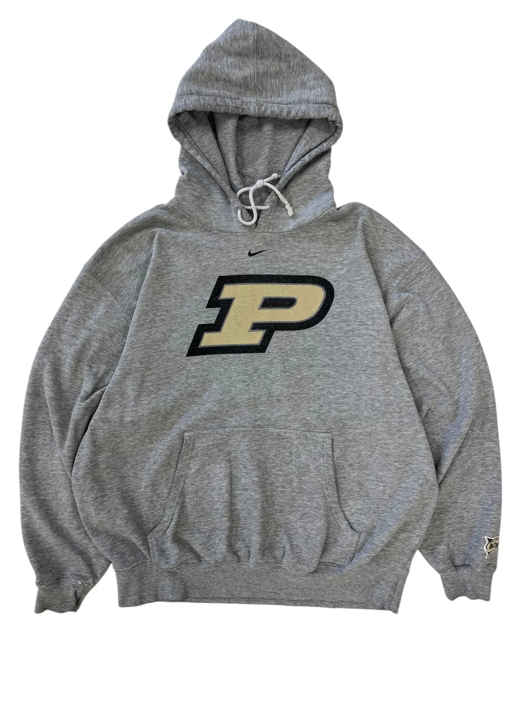 Y2K Purdue Nike Graphic Hooded Sweatshirt - XXL Hammered Threads