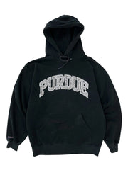 Y2K 2000s Purdue Embroidered Hooded Sweatshirt - L Hammered Threads