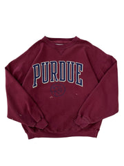 Vintage 90s Purdue University Graphic Crewneck Sweatshirt - XL Hammered Threads