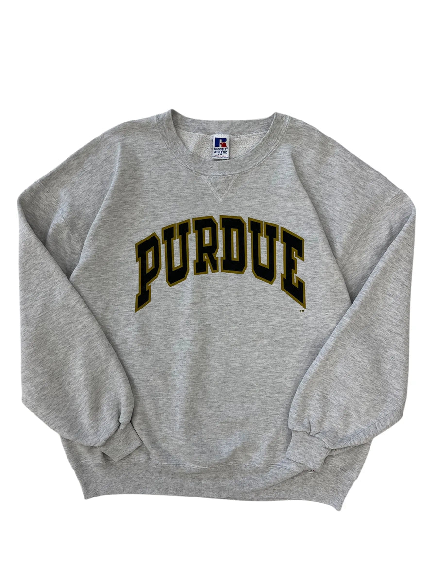 Vintage 90s Purdue Graphic Crewneck Sweatshirt - XXL Hammered Threads