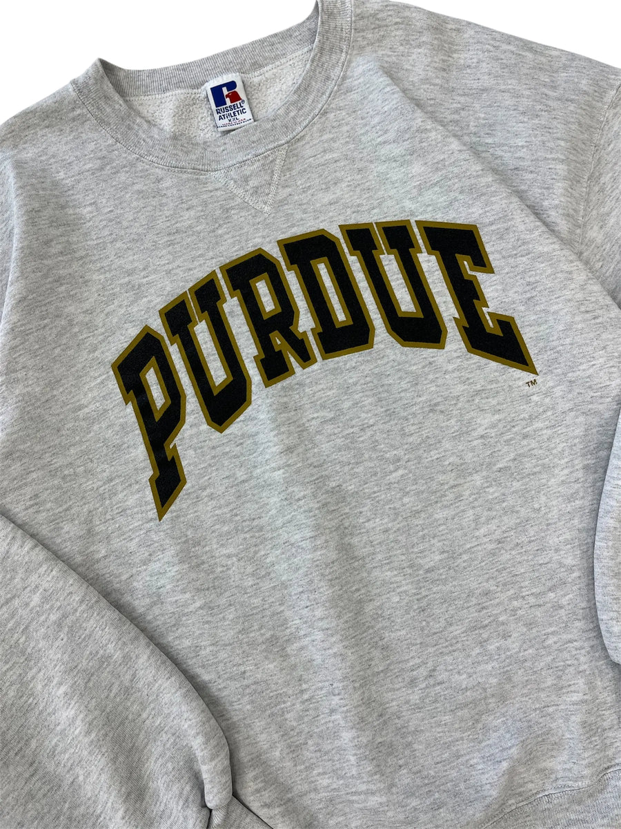Vintage 90s Purdue Graphic Crewneck Sweatshirt - XXL Hammered Threads
