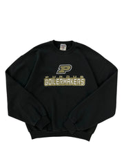 Y2K Purdue Boilermakers Graphic Crewneck Sweatshirt- L Hammered Threads