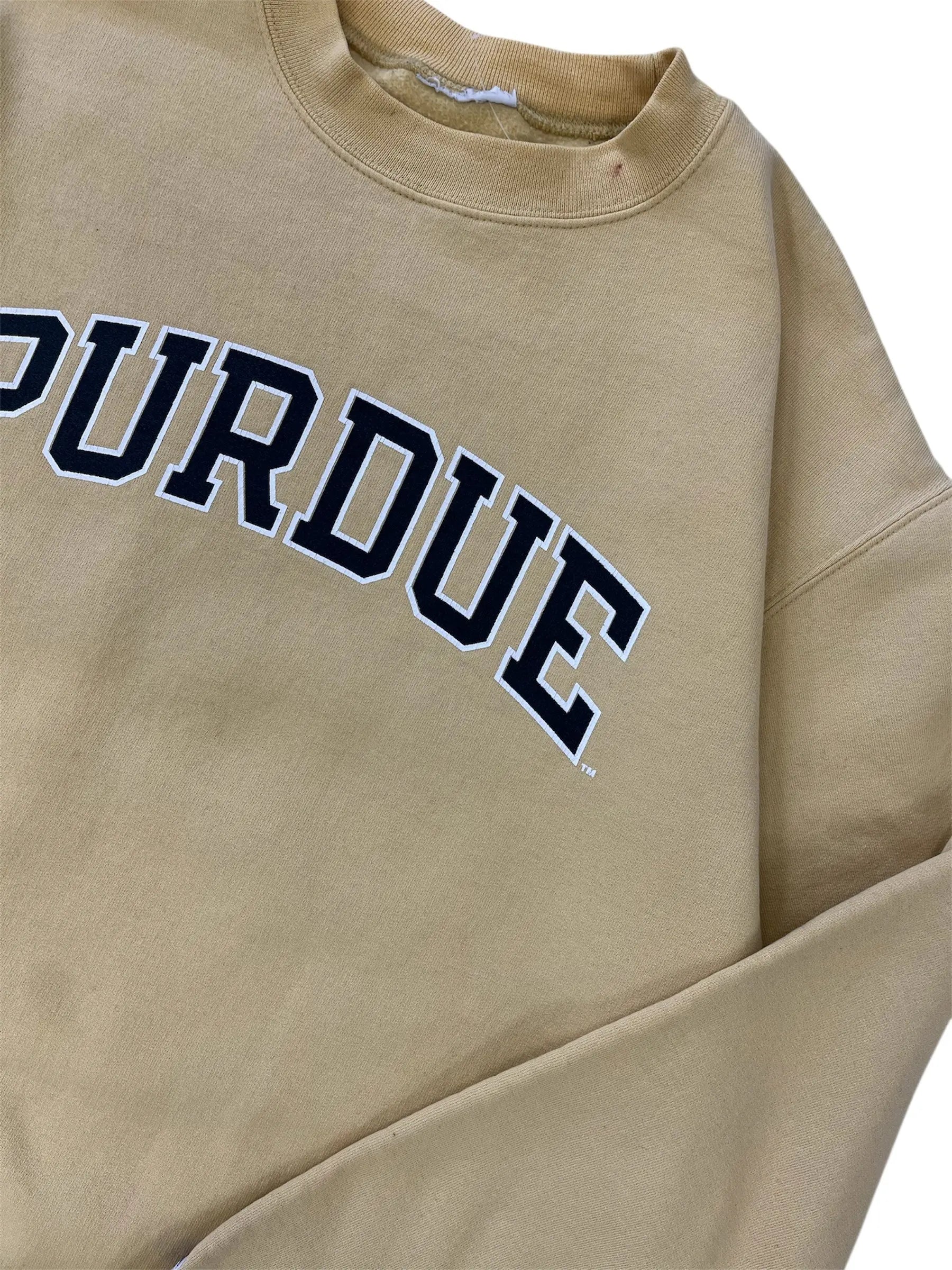 Y2K 2000s Purdue Graphic Crewneck Sweatshirt - L Hammered Threads