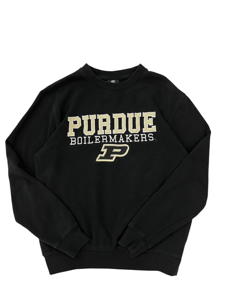 Y2K Purdue Boilermakers Embroidered Crewneck Sweatshirt - L Hammered Threads