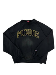 Y2K 2000s Purdue Embroidered Crewneck Sweatshirt - XXL Hammered Threads
