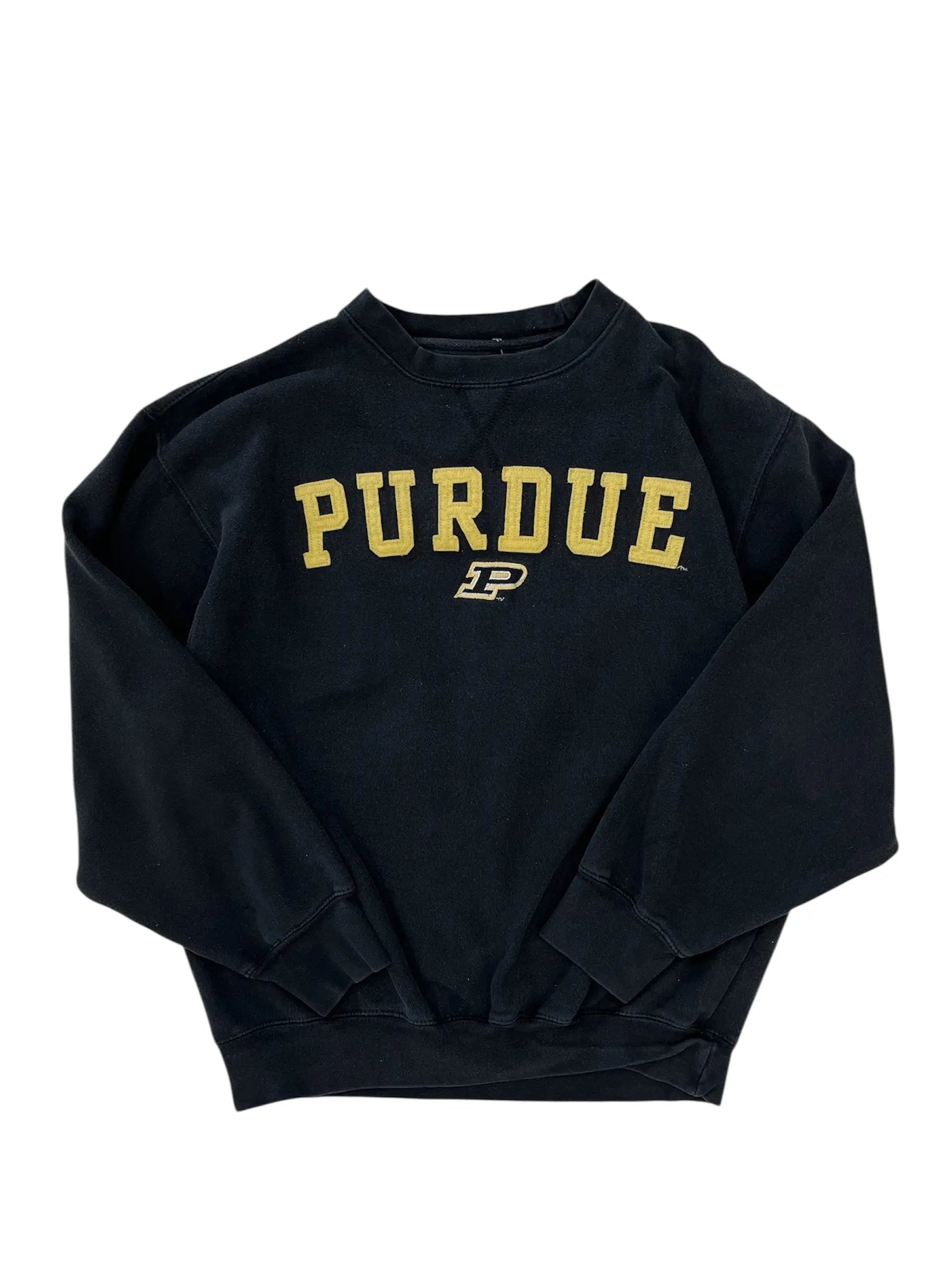 New Age Purdue Embroidered Crewneck Sweatshirt - L Hammered Threads