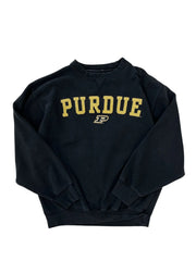 New Age Purdue Embroidered Crewneck Sweatshirt - L Hammered Threads
