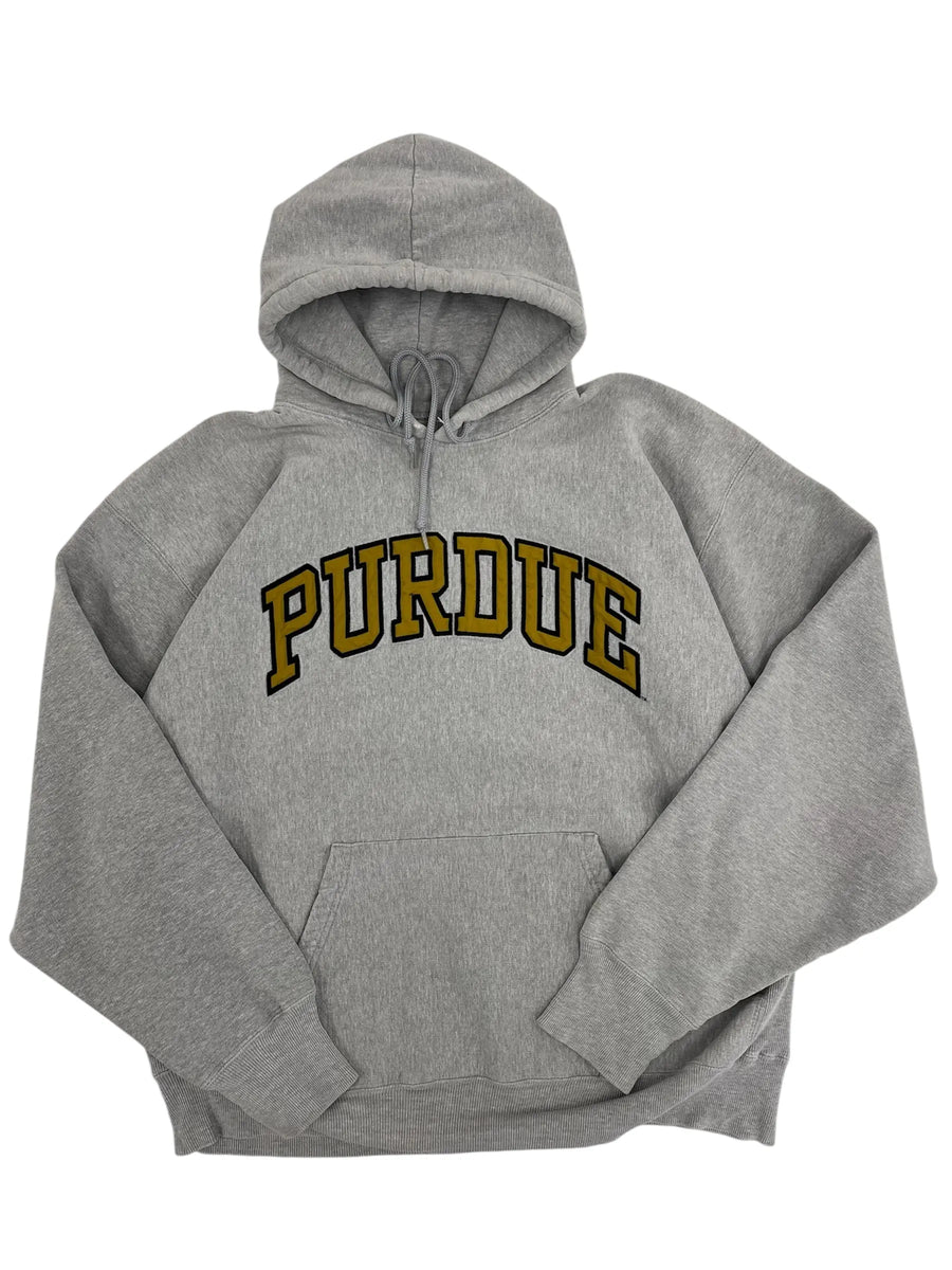 Vintage 90s Purdue Embroidered Hooded Sweatshirt -XXL Hammered Threads