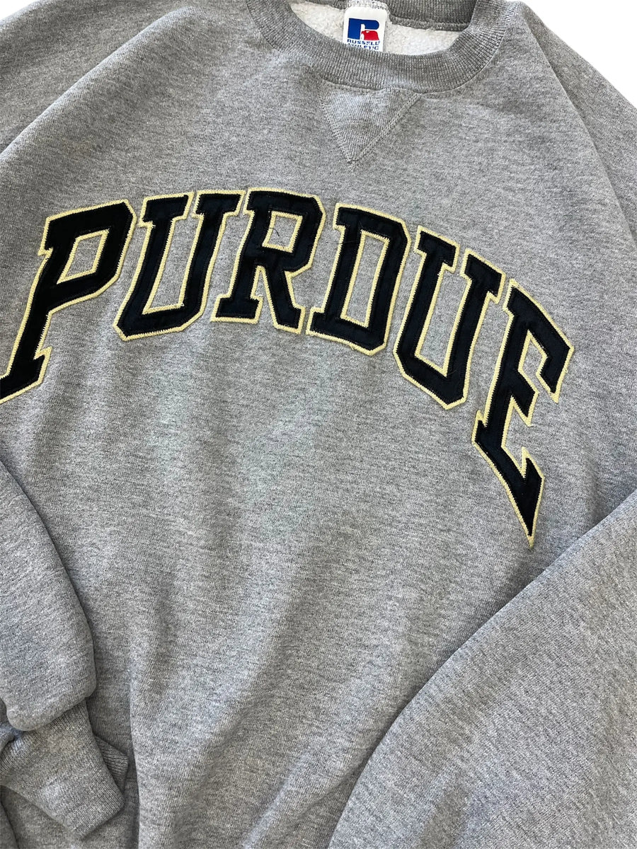 Vintage 90s Purdue Embroidered Crewneck Sweatshirt - XL Hammered Threads