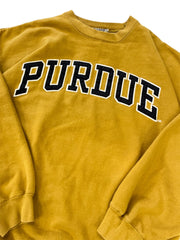 90s Vintage Purdue Embroidered Crewneck Sweatshirt - XL Hammered Threads