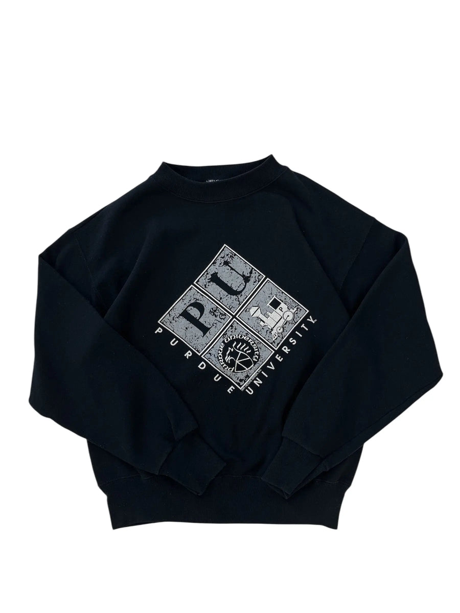 Vintage 90s Purdue University Graphic Crewneck Sweatshirt - L Hammered Threads