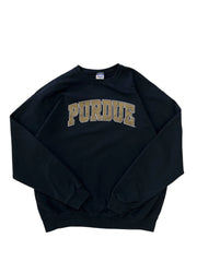 Y2K 2000s Purdue Graphic Crewneck Sweatshirt - L Hammered Threads