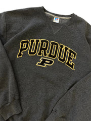 Y2K 2000s Purdue Embroidered Crewneck Sweatshirt - XXL Hammered Threads
