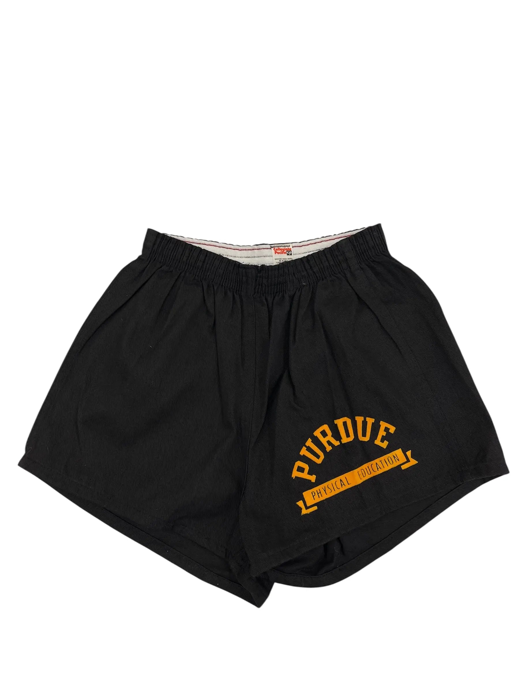Vintage 80s Purdue Physical Education Graphic Shorts- S Hammered Threads
