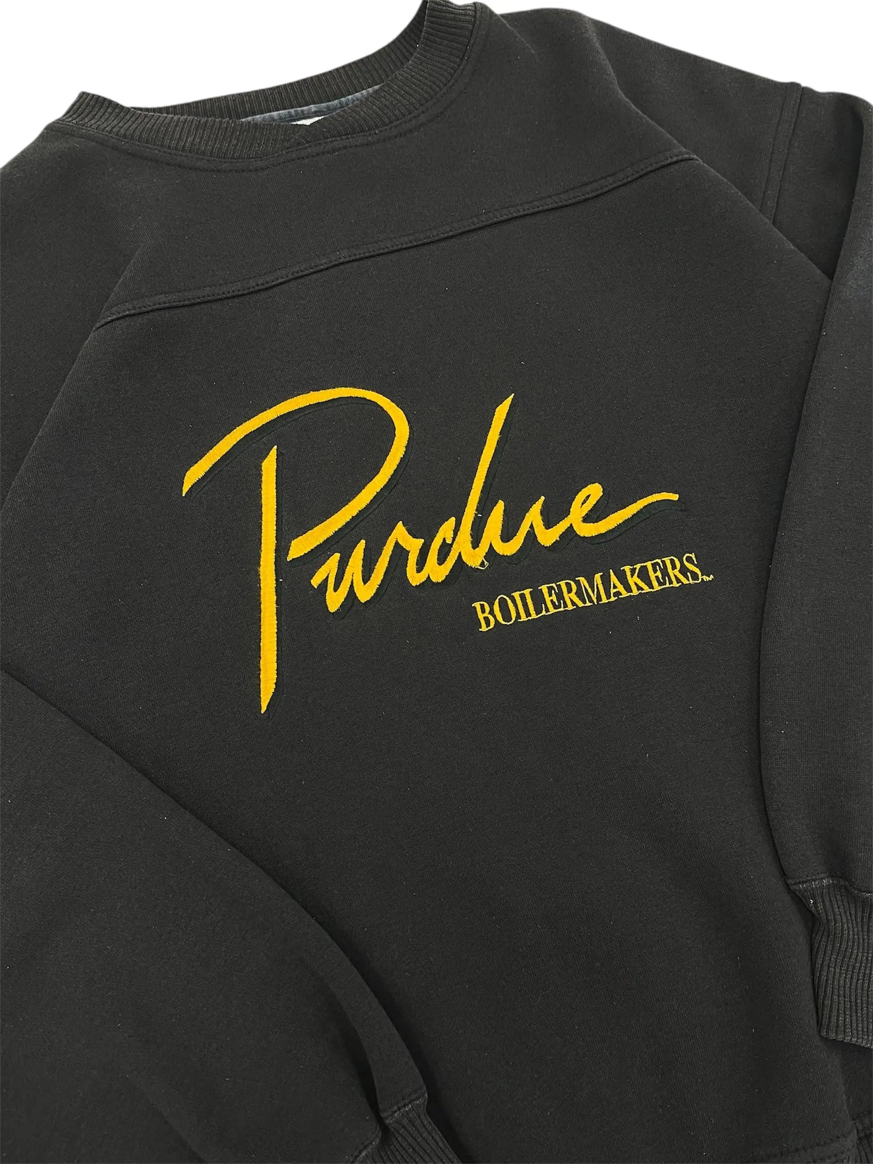 Vintage 90s Purdue Boilermakers Embroidered Crewneck Sweatshirt- XL Hammered Threads