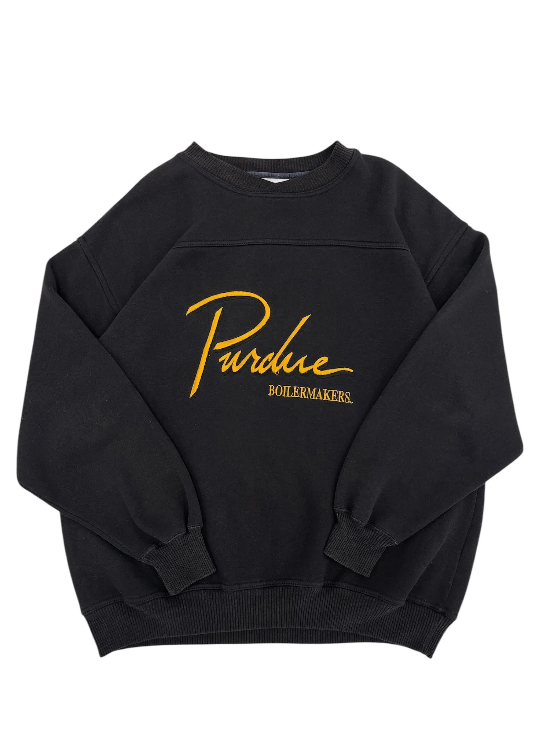 Vintage 90s Purdue Boilermakers Embroidered Crewneck Sweatshirt- XL Hammered Threads