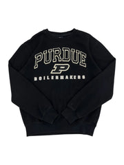 New Age Purdue Boilermakers Embroidered Crewneck Sweatshirt - M Hammered Threads