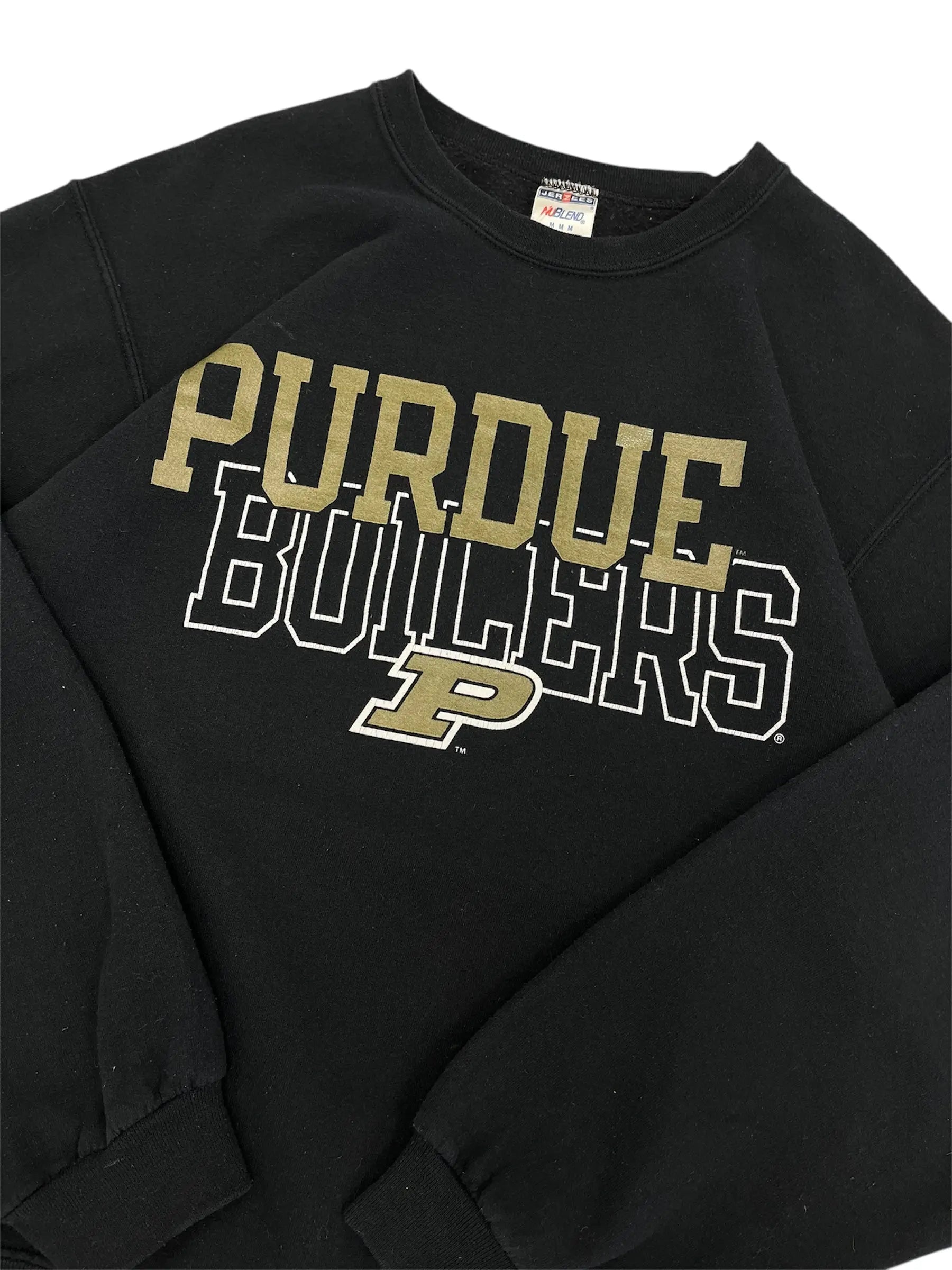 2000s Purdue Boilers Graphic Crewneck Sweatshirt - M Hammered Threads