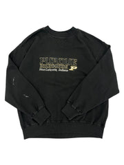 Vintage 90s Purdue Boilermakers West Lafayette Indiana Embroidered Crewneck Sweatshirt - L Hammered Threads