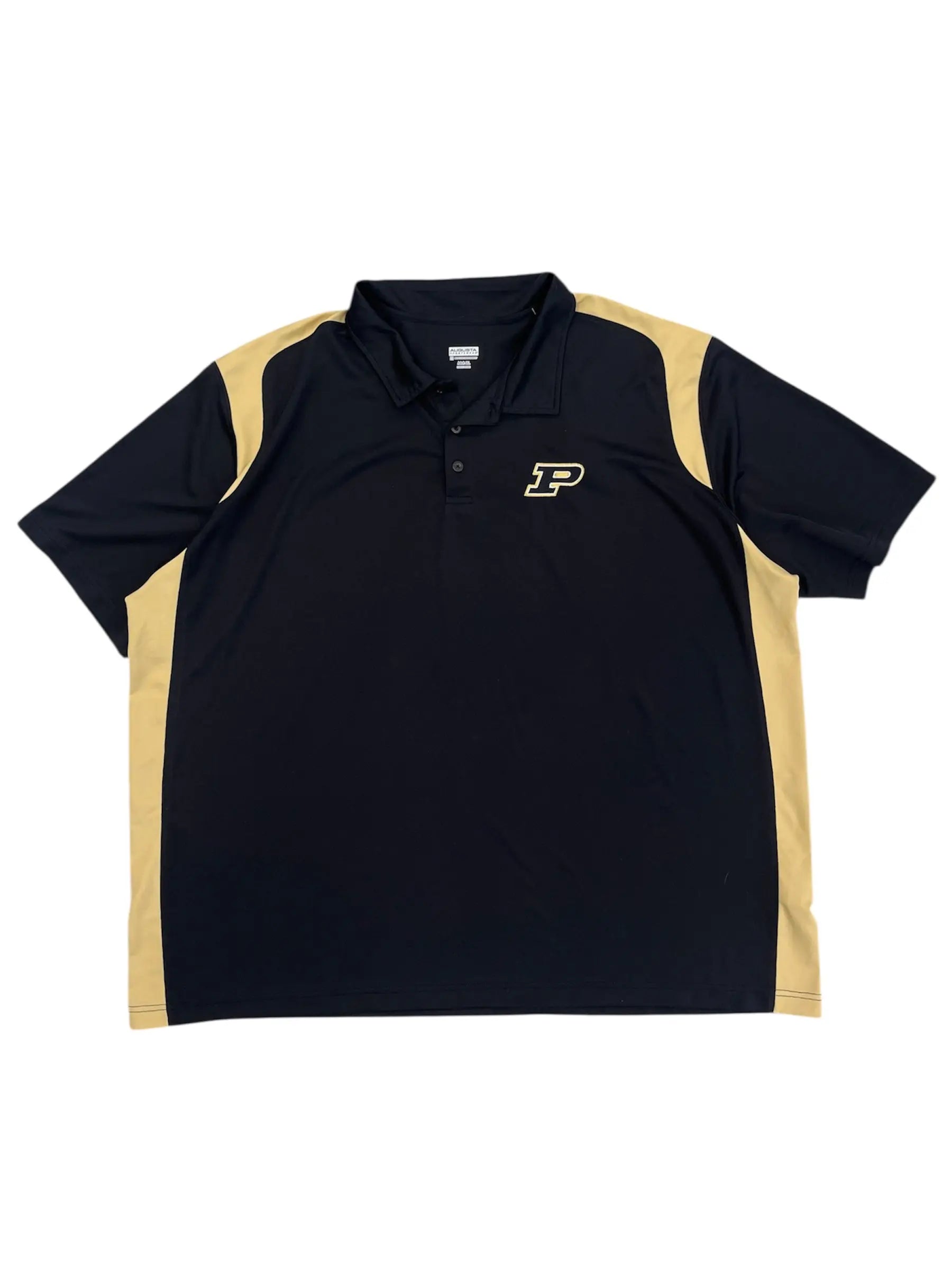 New Age Purdue Embroidered Polo- 4XL Hammered Threads