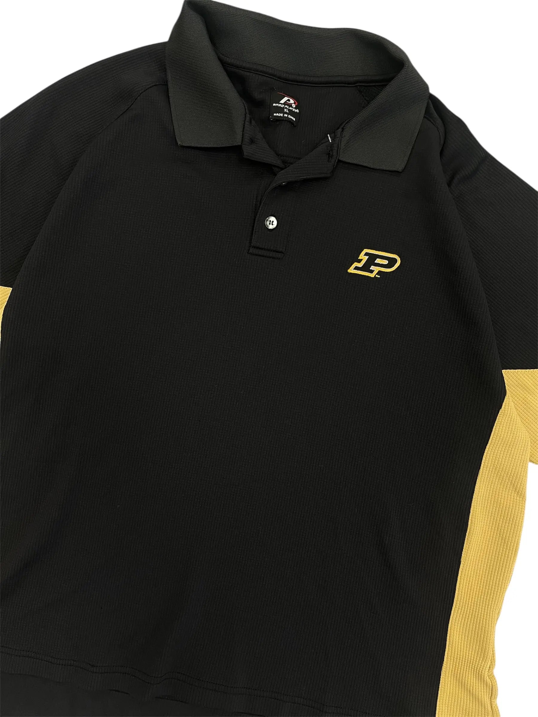 Y2K 2000s Purdue Embroidered Polo - XL Hammered Threads