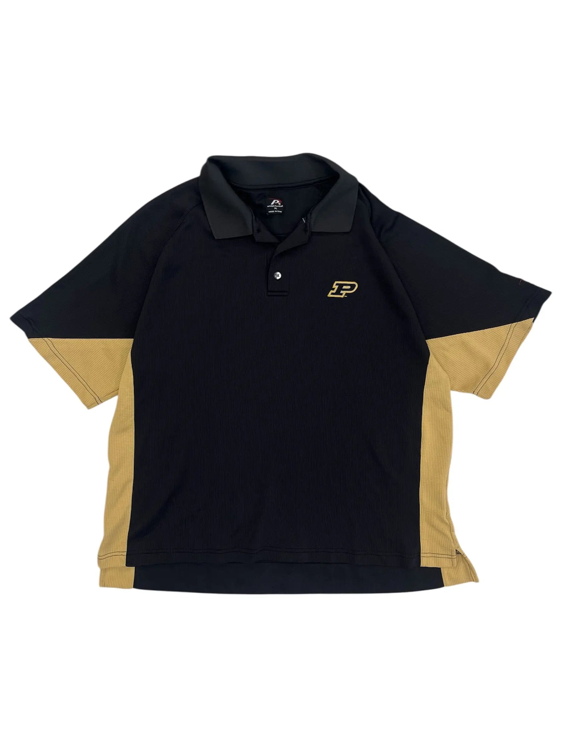 Y2K 2000s Purdue Embroidered Polo - XL Hammered Threads