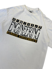 Vintage 90s Purdue University School of Engineering Graphic Tshirt - XXL Hammered Threads