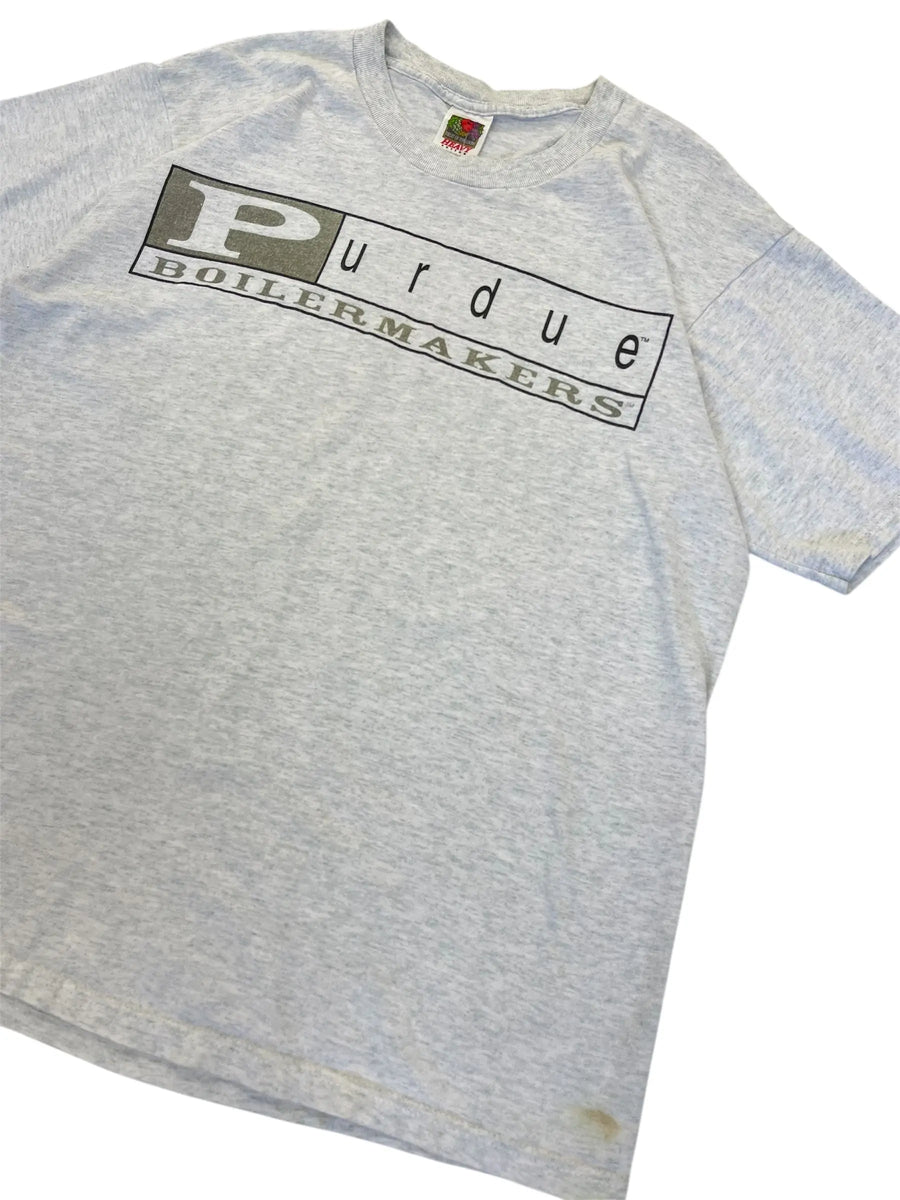 Vintage 90s Purdue Boilermakers Graphic Tshirt - L Hammered Threads