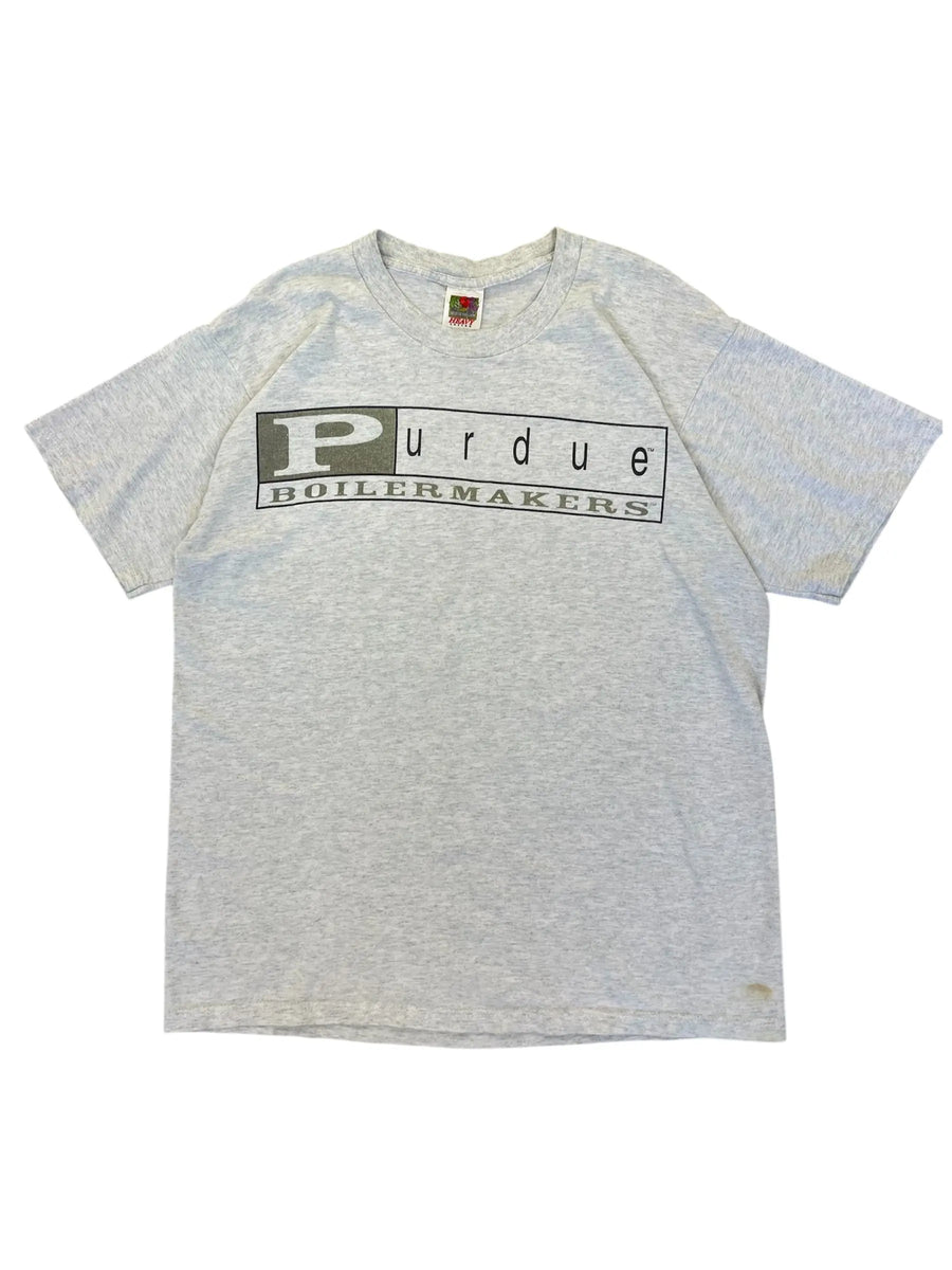 Vintage 90s Purdue Boilermakers Graphic Tshirt - L Hammered Threads
