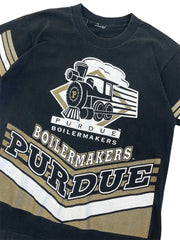 Vintage 90s Purdue Boilermakers Graphic Tshirt - M Hammered Threads