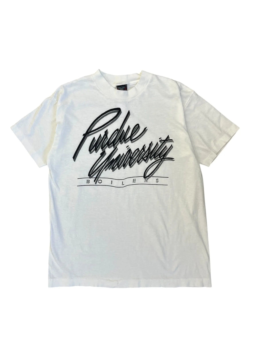 Vintage 80s Purdue University Boilers Graphic Tshirt - S Hammered Threads