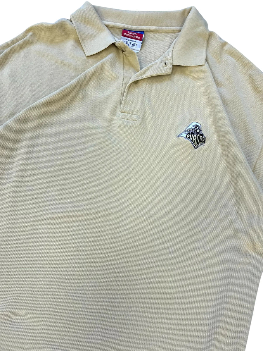 Y2K 2000s Purdue Embroidered Polo - XL Hammered Threads