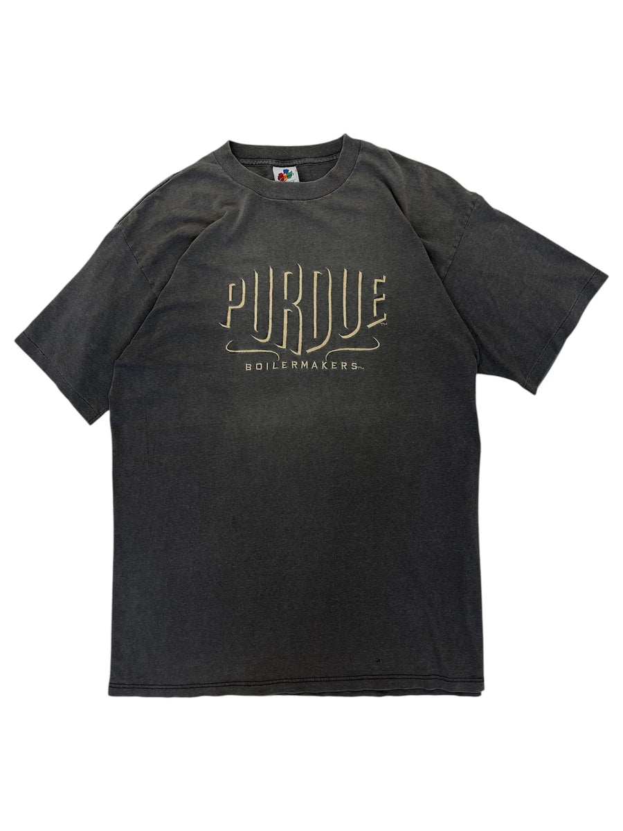 Vintage 90s Purdue Boilermakers Embroidered Tshirt- XL Hammered Threads