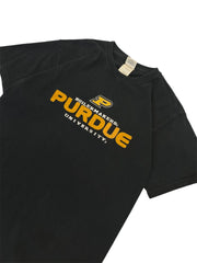 Y2K 2000s Purdue University Boilermakers Embroided Tshirt- M Hammered Threads