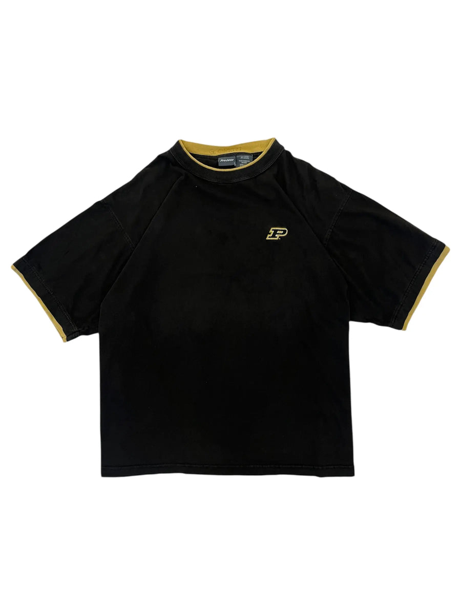 Y2K 2000s Purdue Embroidered Tshirt - XXL Hammered Threads