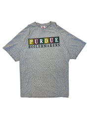 Vintage 90s Purdue Boilermakers Graphic Tshirt - XXL Hammered Threads