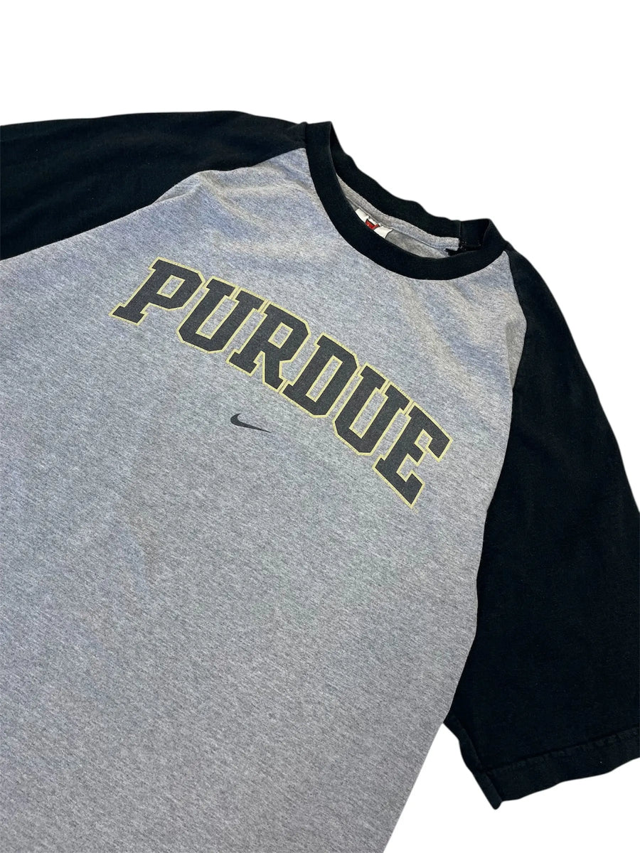 Vintage 90s Purdue Nike Graphic Tshirt - XL Hammered Threads
