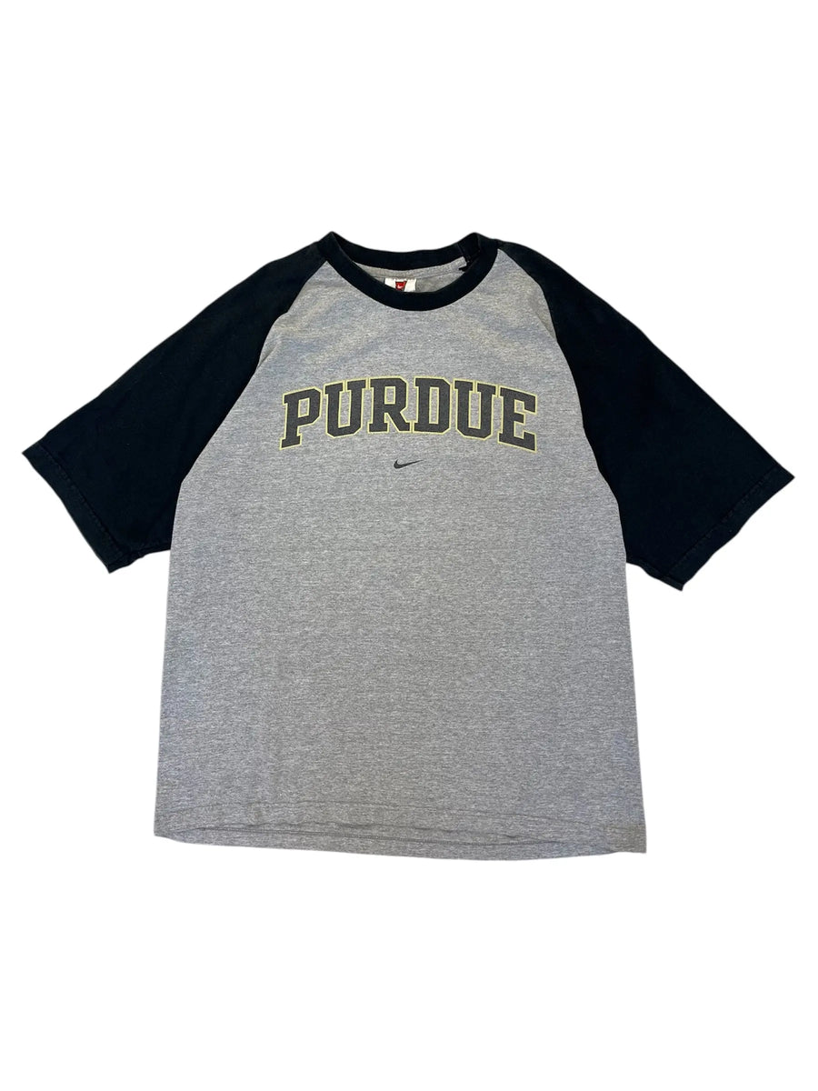 Vintage 90s Purdue Nike Graphic Tshirt - XL Hammered Threads