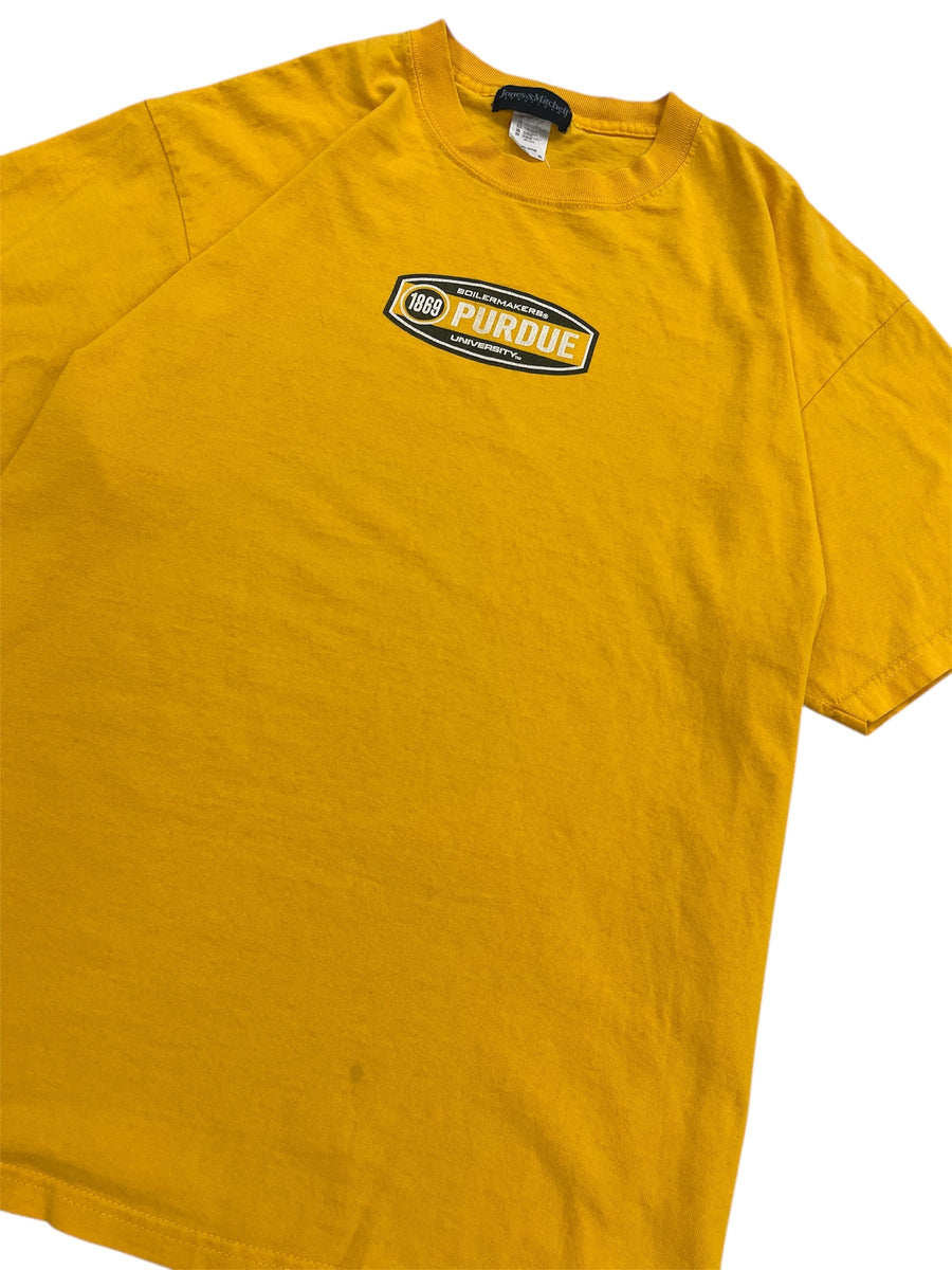 Y2K 2000s Purdue University Boilermakers Graphic Tshirt - XL Hammered Threads