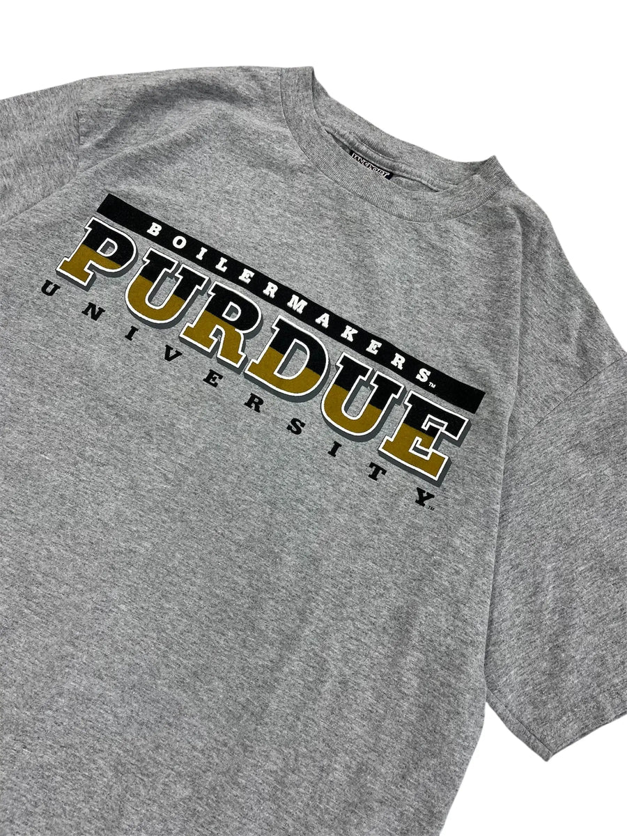 Vintage 90s Purdue University Boilermakers Graphic Tshirt - L Hammered Threads